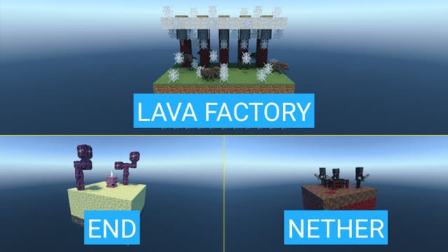 Карта LuckyTree SkyBlock для Minecraft PE