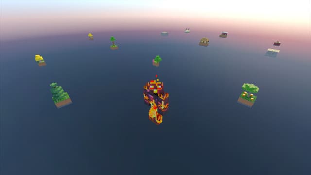 Карта LuckyTree SkyBlock для Minecraft PE