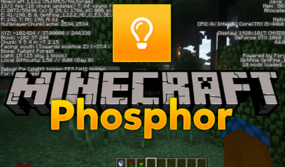 Мод Phosphor [Fabric] для оптимизации производительности Minecraft