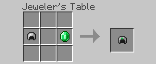 Крафт брони с изумрудом