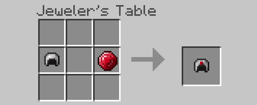 Крафт брони с рубином