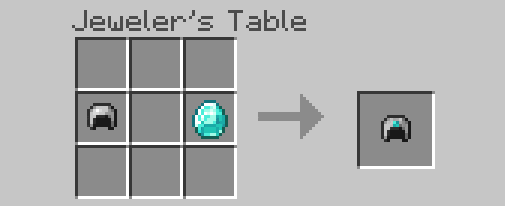 Крафт брони с алмазом