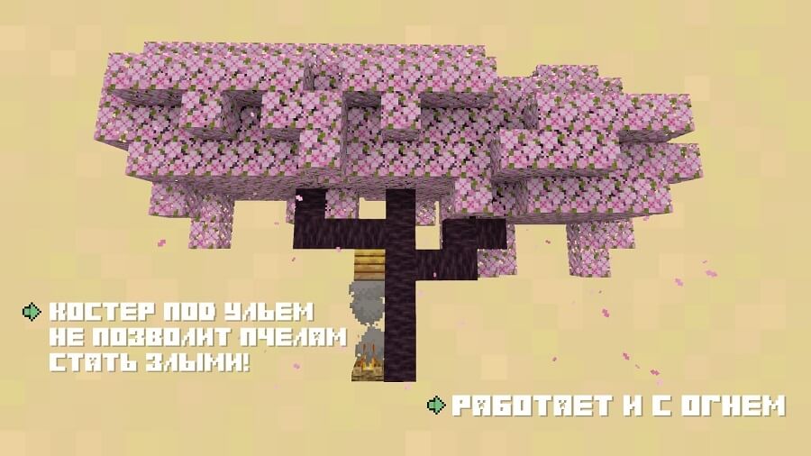 Улей и костер под ним