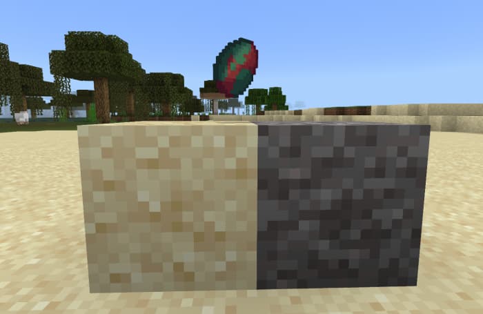 Яйцо нюха из подозрительного песка и гравия