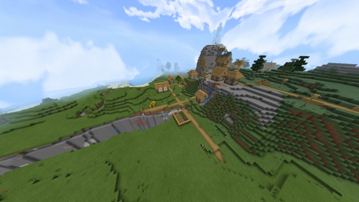 Сид: Деревня, разрушенный портал и шахты3