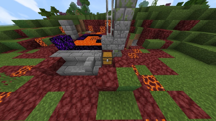 Сид: Деревня, разрушенный портал и шахты7