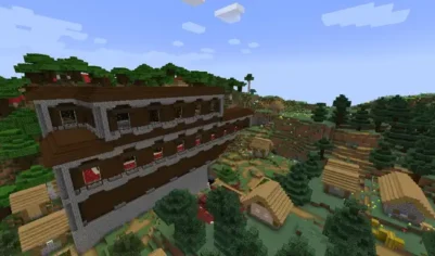 Сид «Деревня с особняком и порталом»