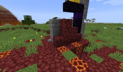 Сид с деревней и заброшенным порталом [1.16.5]