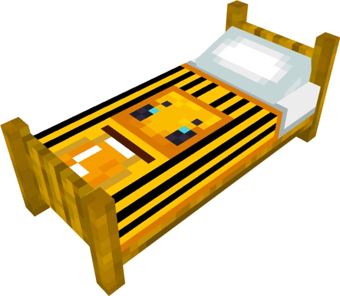 Кровать с пчелой