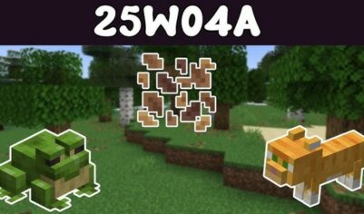 Вышел Снапшот Minecraft 25w04a