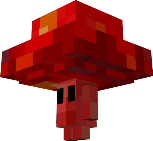 Багровый гриб-питомец