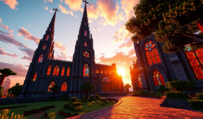 Как построить церковь в Minecraft