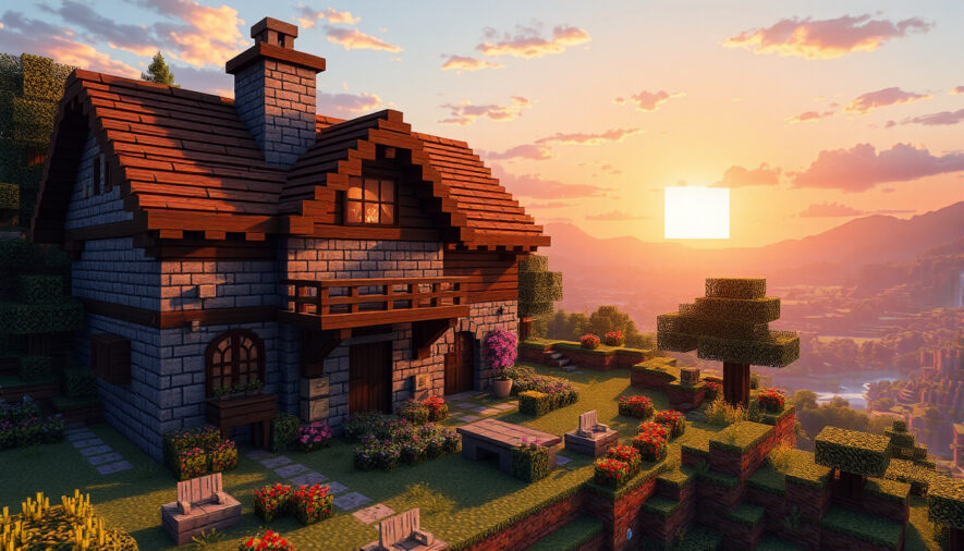 Как построить дом в Майнкрафте: от простого убежища до хай-тек шедевра