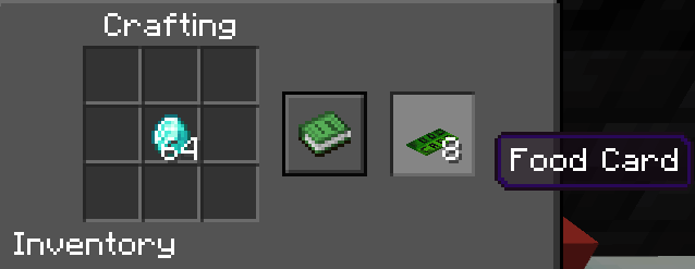 Мод: Блоки еды и мебель