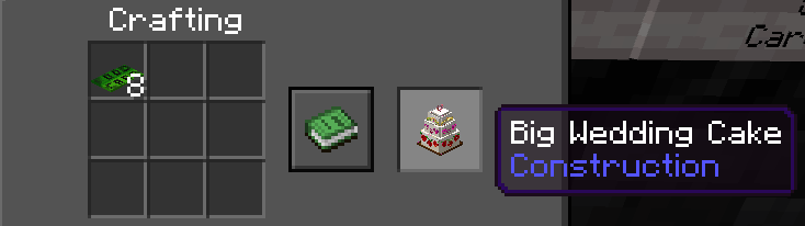 Мод: Блоки еды и мебель