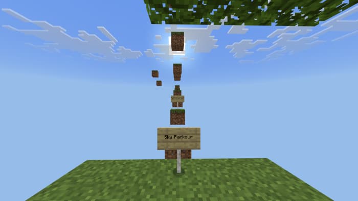 Карта: Небесный паркур