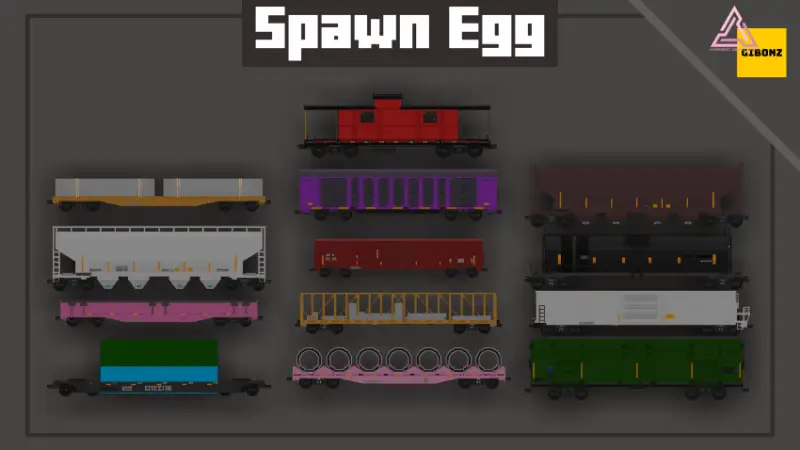 Мод: Декоративные грузовые вагоны